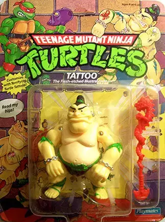 Vintage Teenage Mutant Ninja Turtles (TMNT) - Tattoo