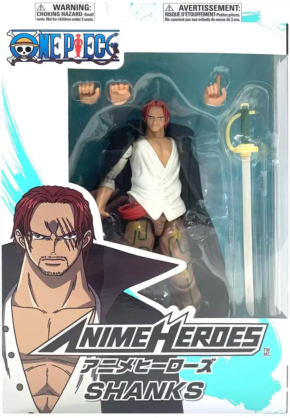 One Piece - Shanks - figurine Anime Heroes - Bandai