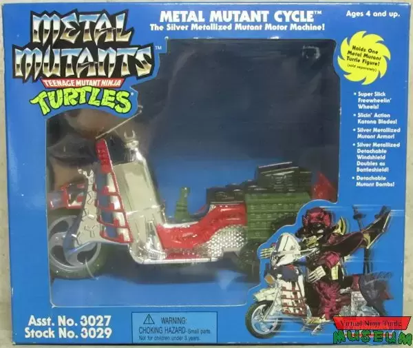 Vintage Teenage Mutant Ninja Turtles (TMNT) - Metal Mutant Cycle