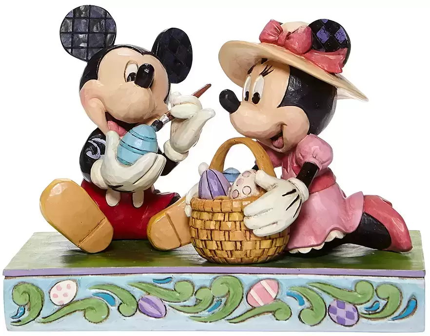 Disney Traditions by Jim Shore - Mickey & Minnie Mouse - Easter Artistry