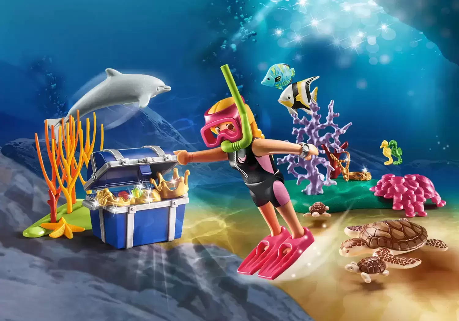 Playmobil underwater world - Treasure Diver Gift Set