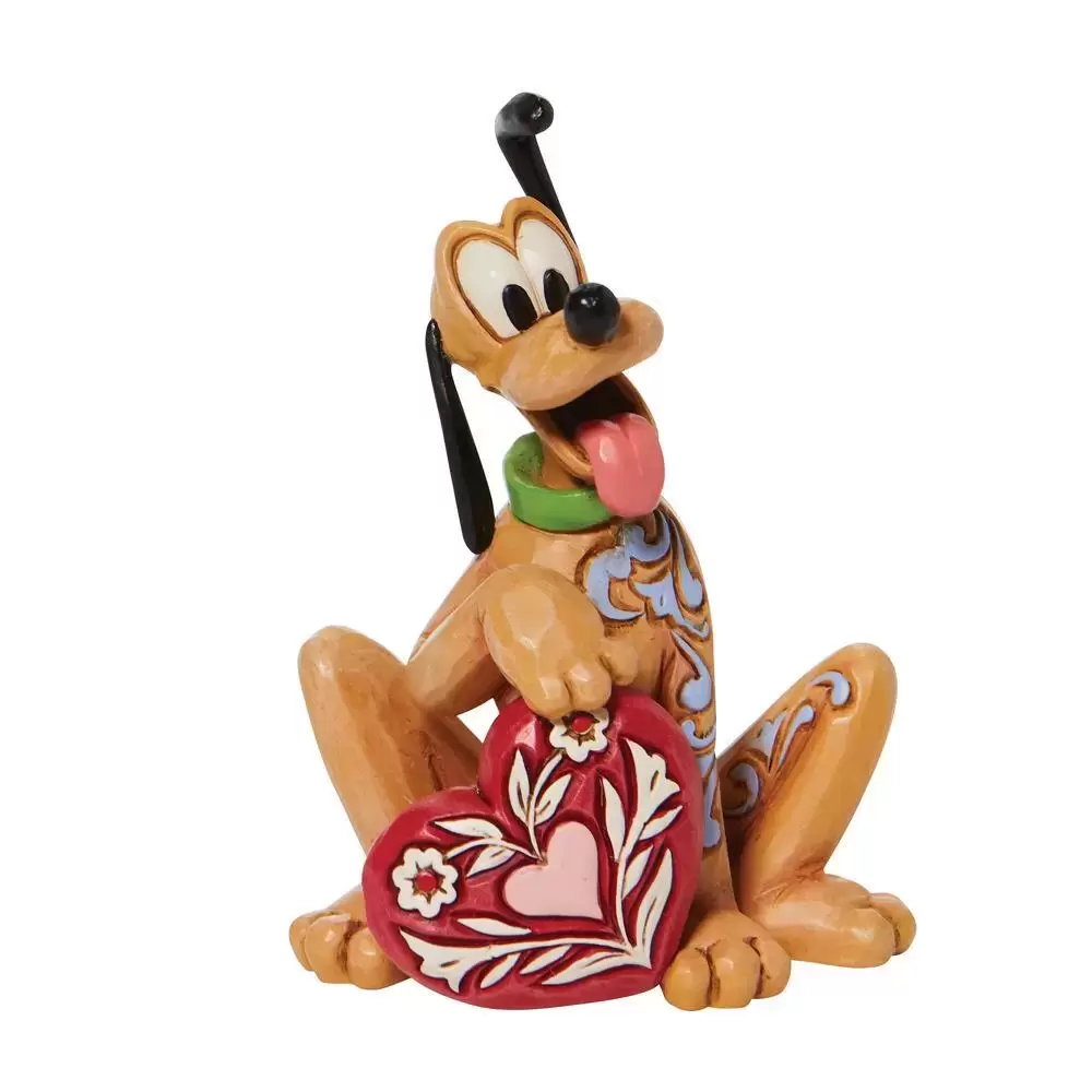 Disney Traditions by Jim Shore - Pluto Holding Heart