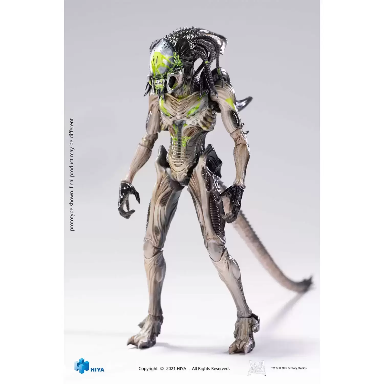 HIYA Toys - Alien Vs. Predator - Battle Damage Predalien 1/18