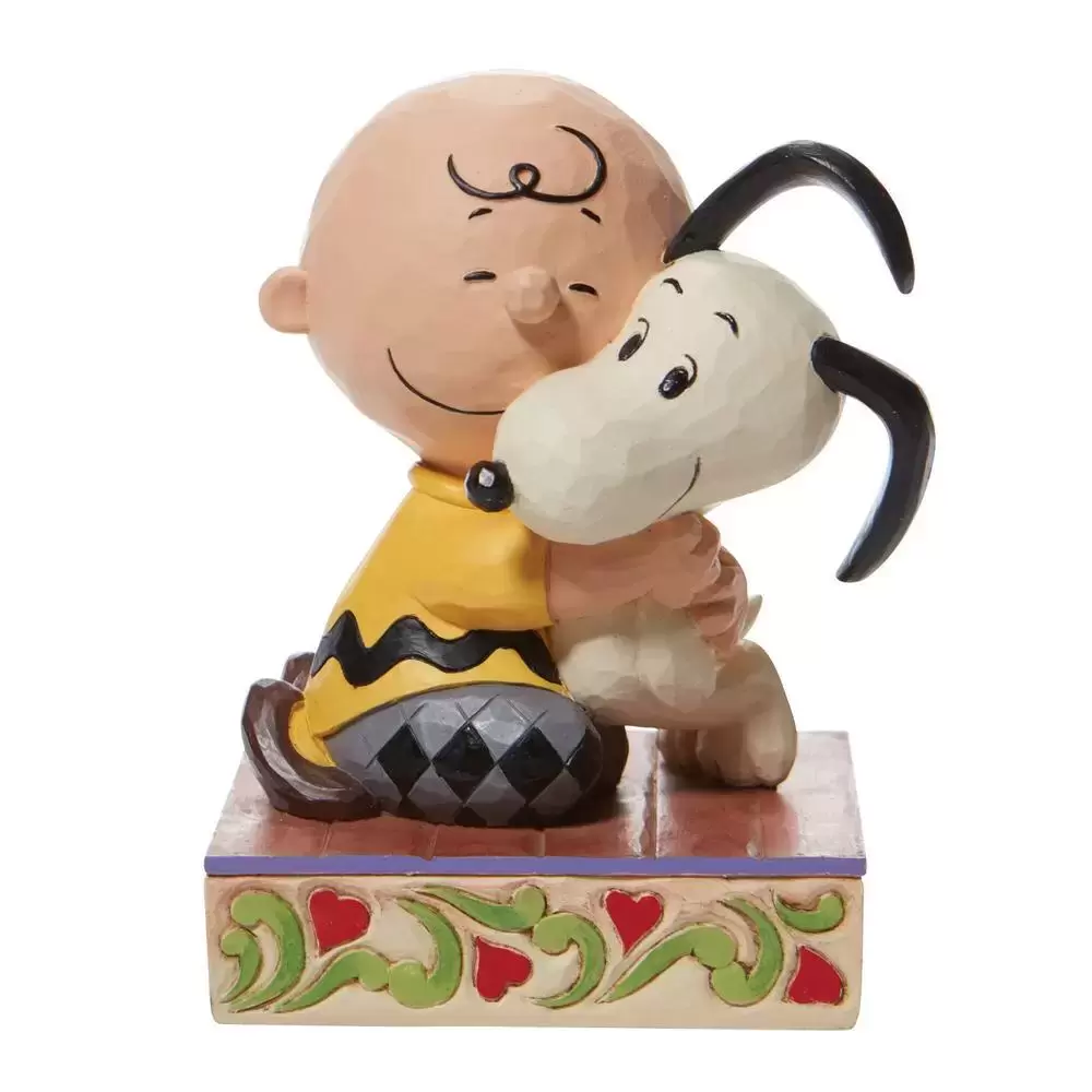 Peanuts - Jim Shore - Charlie Brown Snoopy Hugging