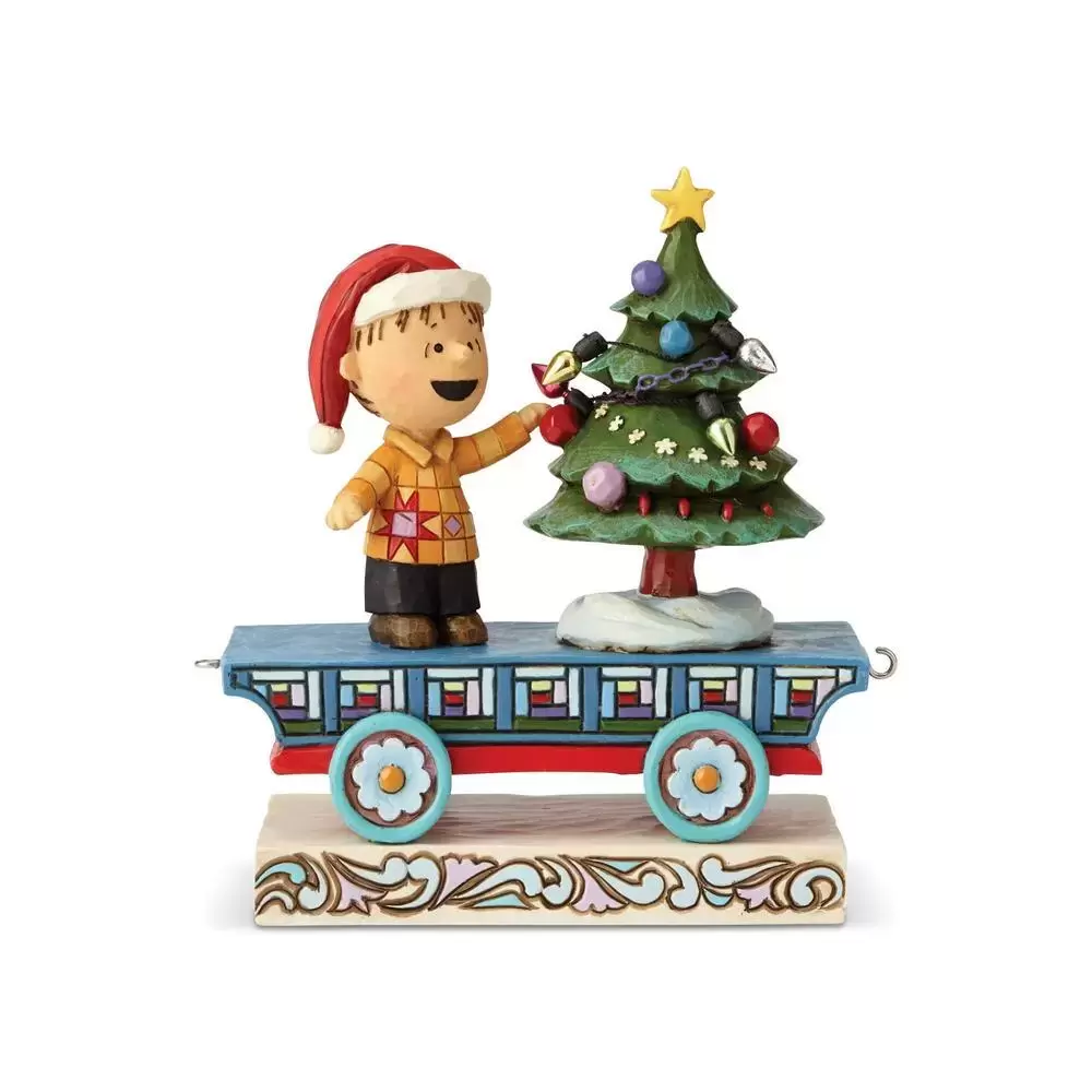 Peanuts - Jim Shore - Linus Christmas Train Car