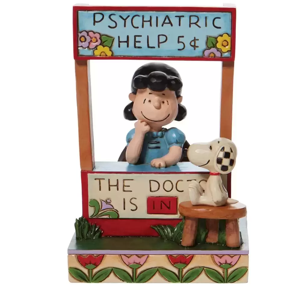 Peanuts - Jim Shore - Lucy Psychiatric Booth Chaser