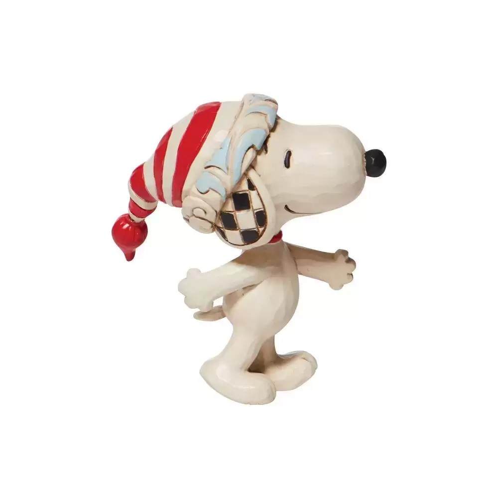 Peanuts - Jim Shore - Mini Snoopy with red/white cap