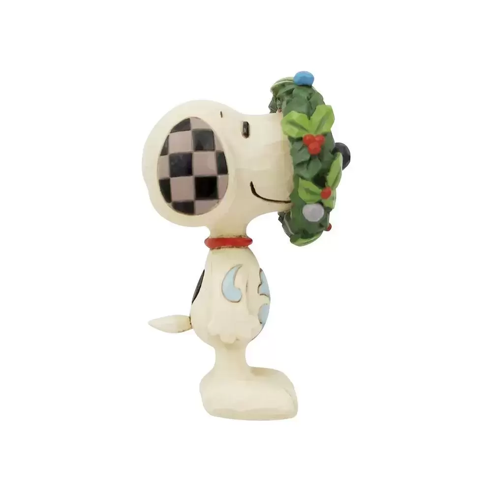 Peanuts - Jim Shore - Snoopy in Wreath Mini