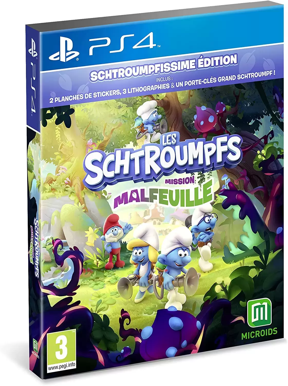 Jeux PS4 - Les Schtroumpfs Mission Malfeuille Limited