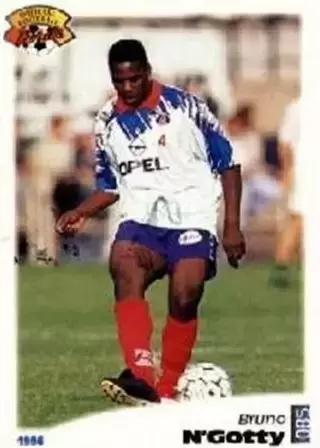 Panini U.N.F.P. Football Cards 1995-1996 - Bruno N\'Gotty - Lyon