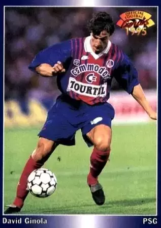 Panini U.N.F.P. Football Cartes 1994-1995 - David Ginola