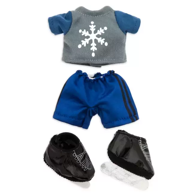 Nuimos Cloths And Accessories - Blue Figure Skate Outfit with Skates