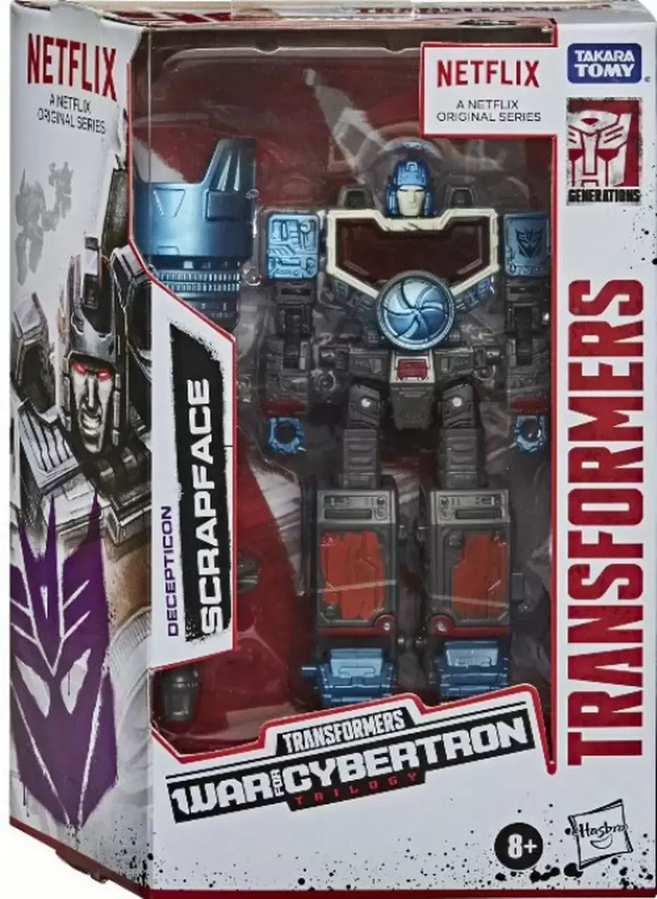Transformers War for Cybertron Trilogy - War for Cybertron Trilogy - Decepticon Scrapface Netflix