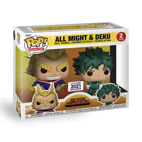 POP! Animation - My Hero Academia - All Might & Deku 2 Pack