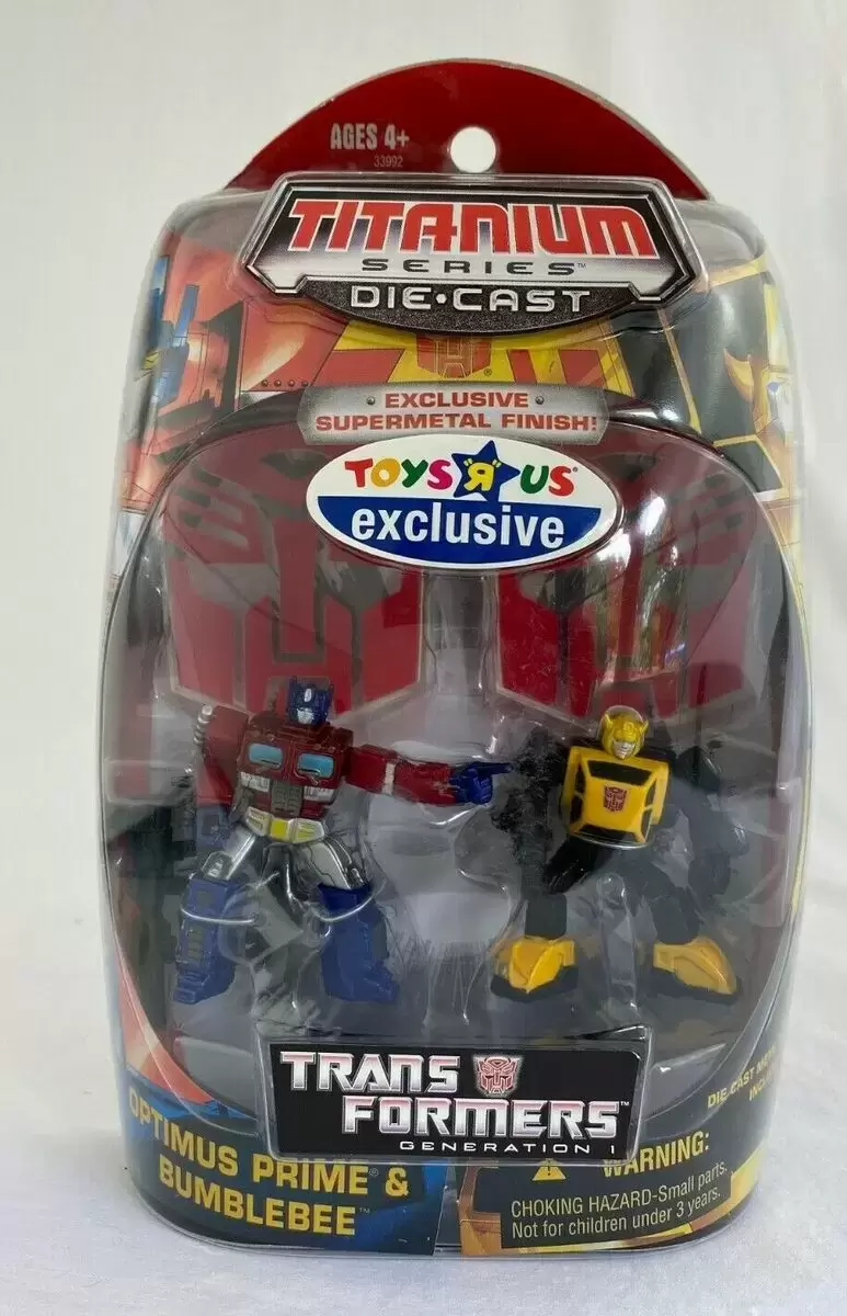 Transformers Titanium Die Cast - Optimus Prime & Bumblebee