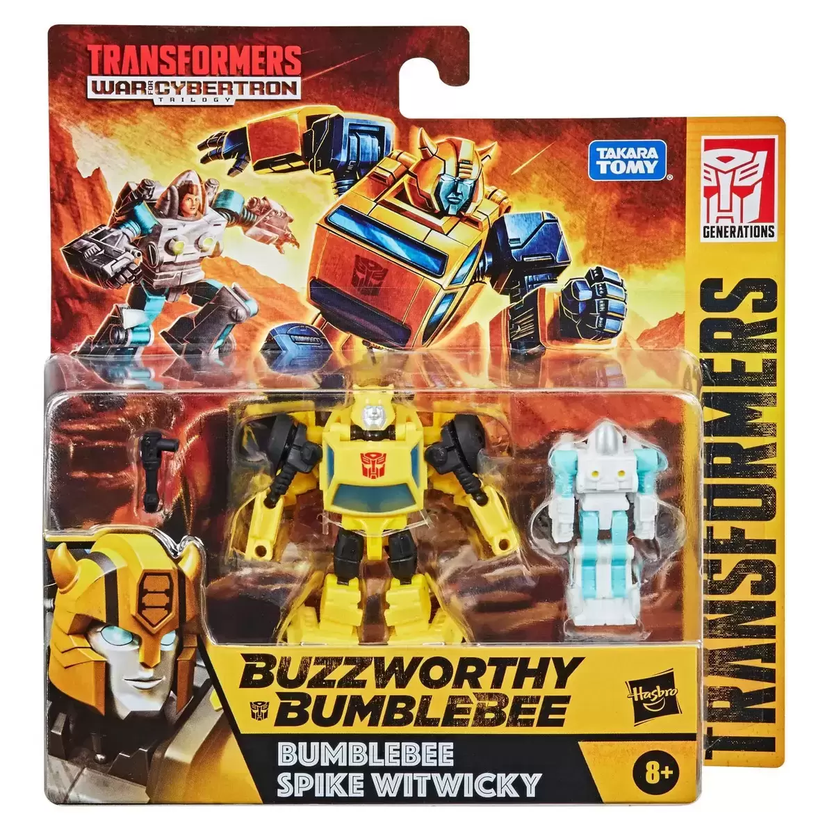 Transformers War for Cybertron Trilogy - Buzzworthy Bumblebee - Bumblebee Spike Witwicky