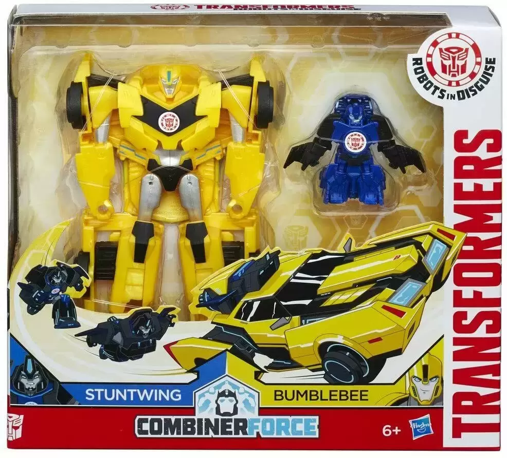 Transformers Robots in Disguise - Stuntwing & Bumblebee - Combiner Force 