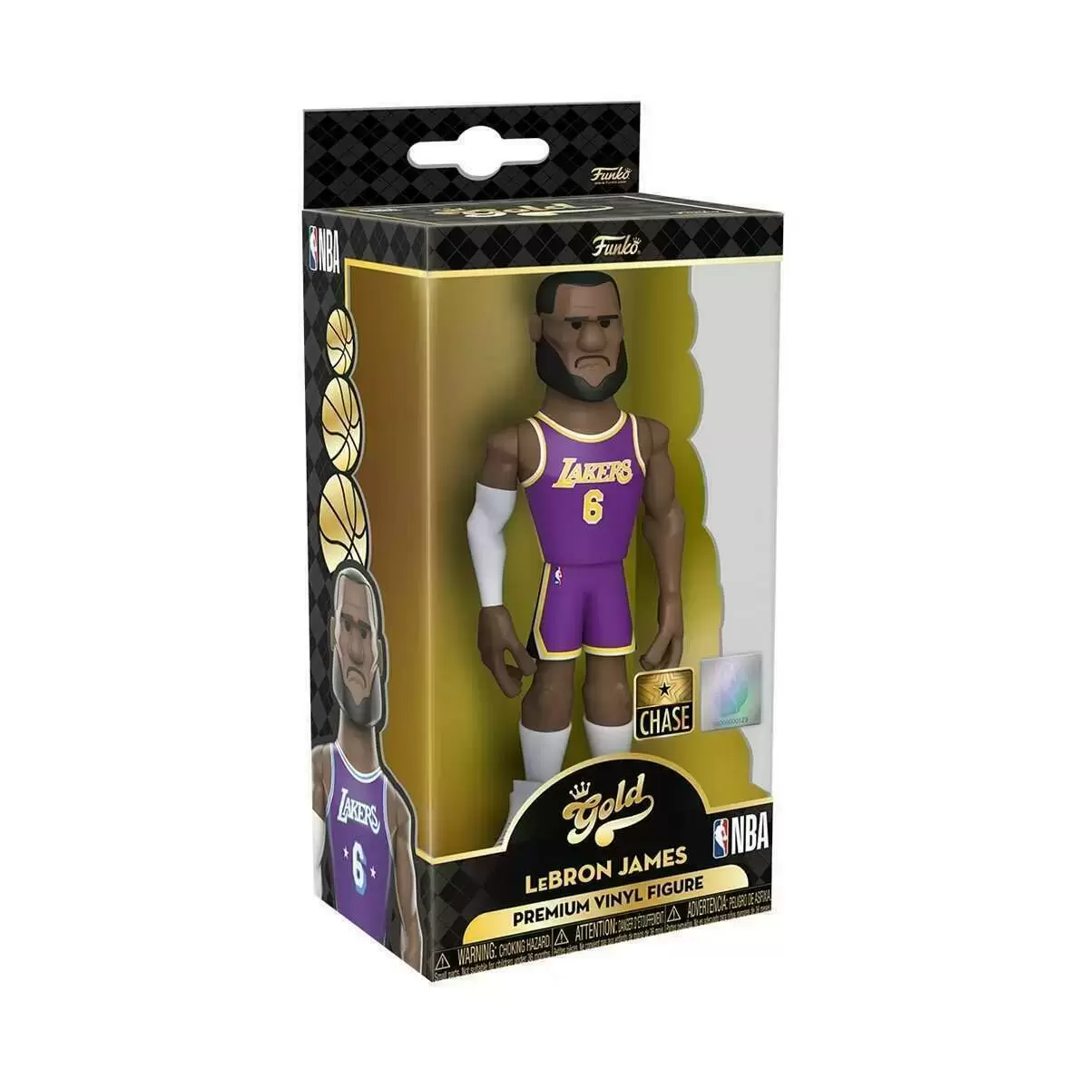 Gold - NBA - Los Angeles Lakers - LeBron James Chase
