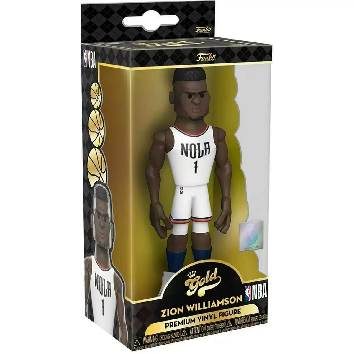 Gold - NBA - New Orleans Pelicans - Zion Williamson 12Inch