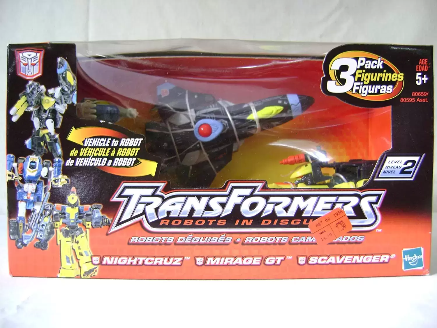 Transformers Robots in Disguise - Nightcruz, Mirage Gt & Scavenger
