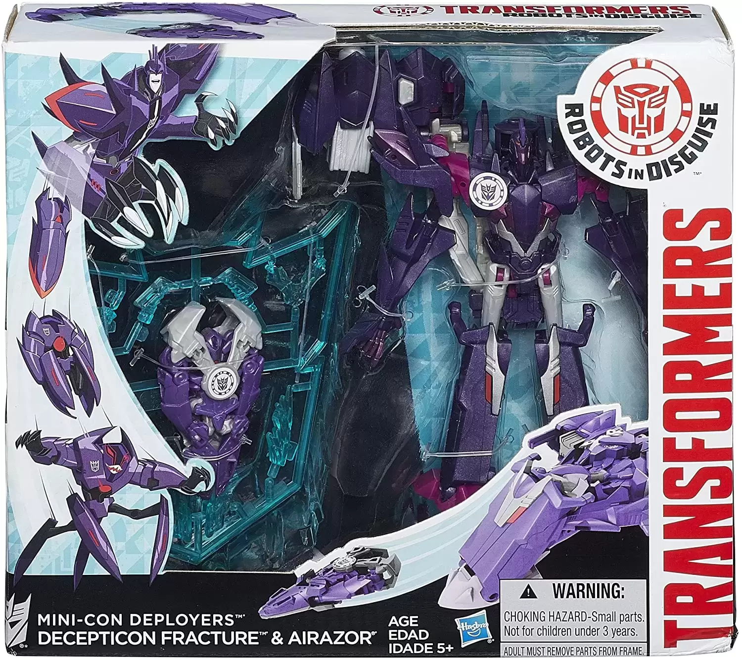Transformers Robots in Disguise - Mini-Con Deployers Decepticon Fracture & Airazor