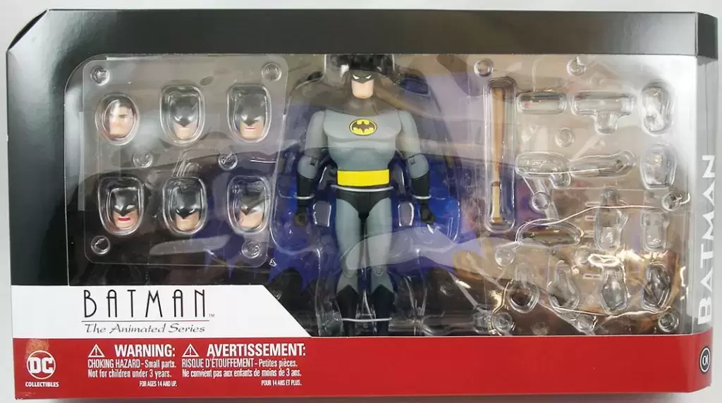 Batman The Animated Series - Batman Expressions pack - Batman Animated  Series - DC Collectibles action figure 01