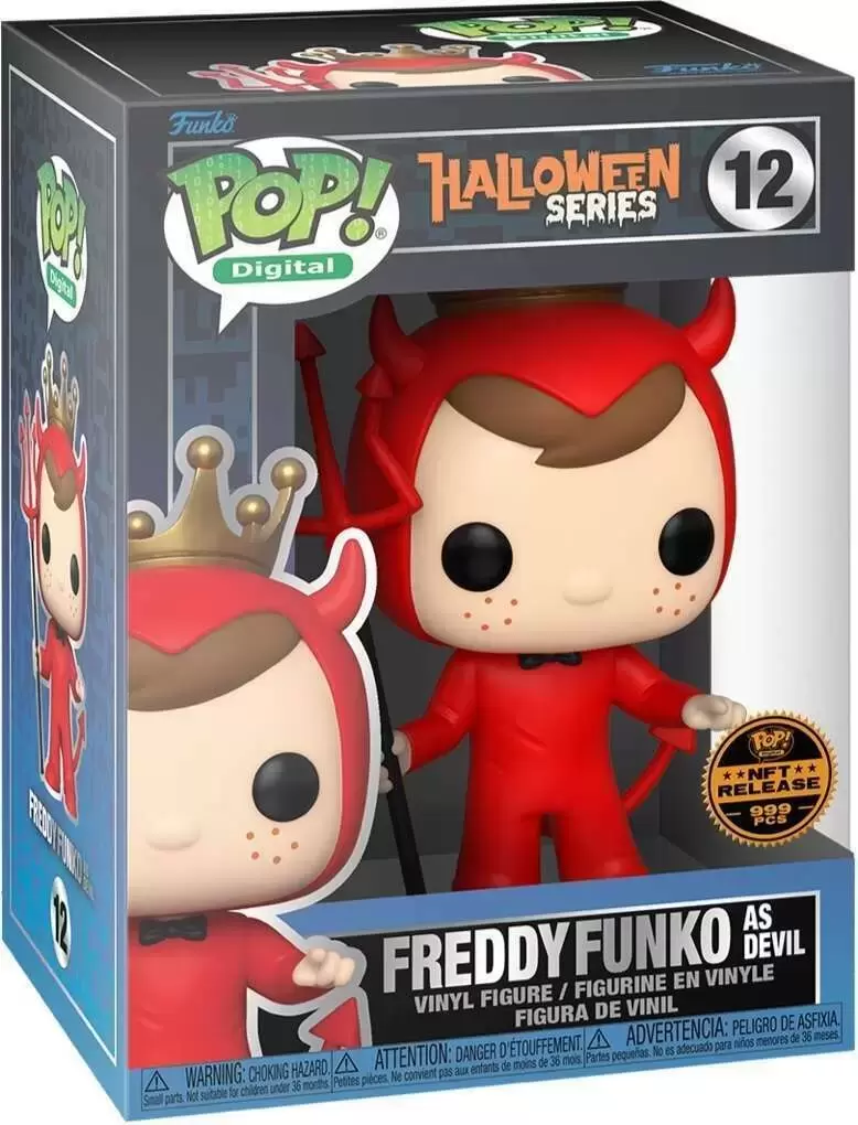 POP! Digital - Halloween Series - Freddy Funko as Devil