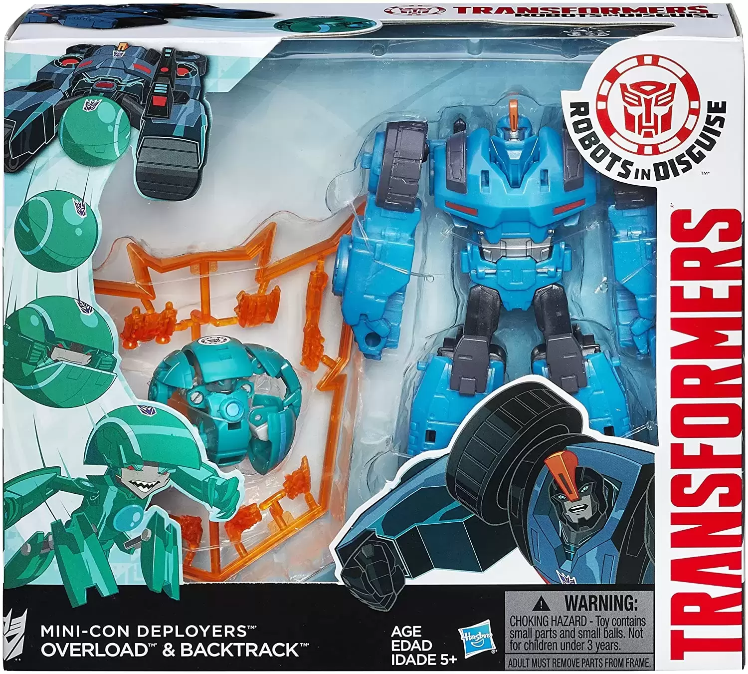 Transformers Robots in Disguise - Mini-Con Deployers Overload & Backtrack