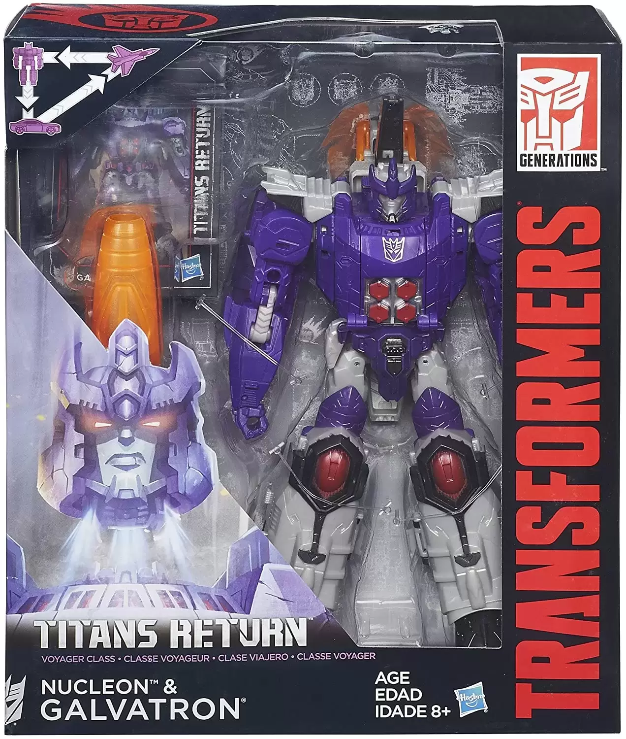 Transformers Generation Titans Return - Nucleon & Galvatron