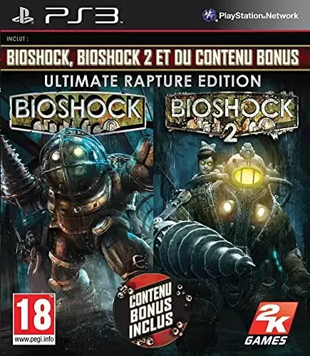 PS3 Games - BioShock + BioShock 2 - édition ultimate rapture