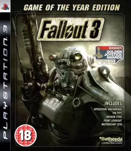Jeux PS3 - Fallout 3 - édition jeu de l\'année