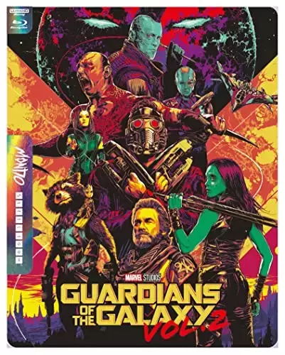 Films MARVEL - Les Gardiens de la Galaxie Vol. 2 [4K Ultra HD + Blu-Ray-Édition boîtier SteelBook]