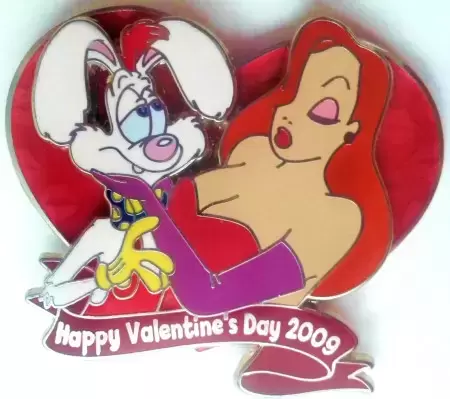 Pins Limited Edition - Happy Valentine\'s Day 2009 - Roger and Jessica