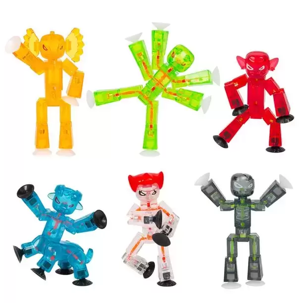 Stikbot - Stikbot Monsters Clear Colors Action Figure Set