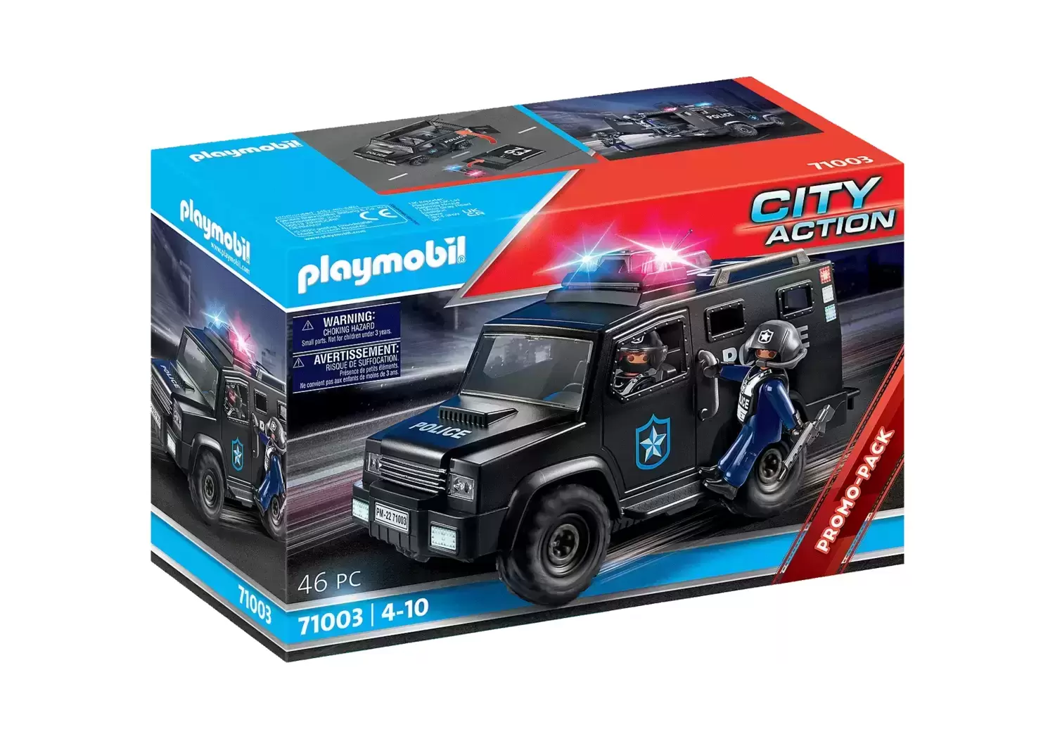 Playmobil Policier - Fourgon de police des forces spéciales