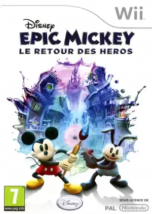 Nintendo Wii Games - Epic Mickey-le retour des héros
