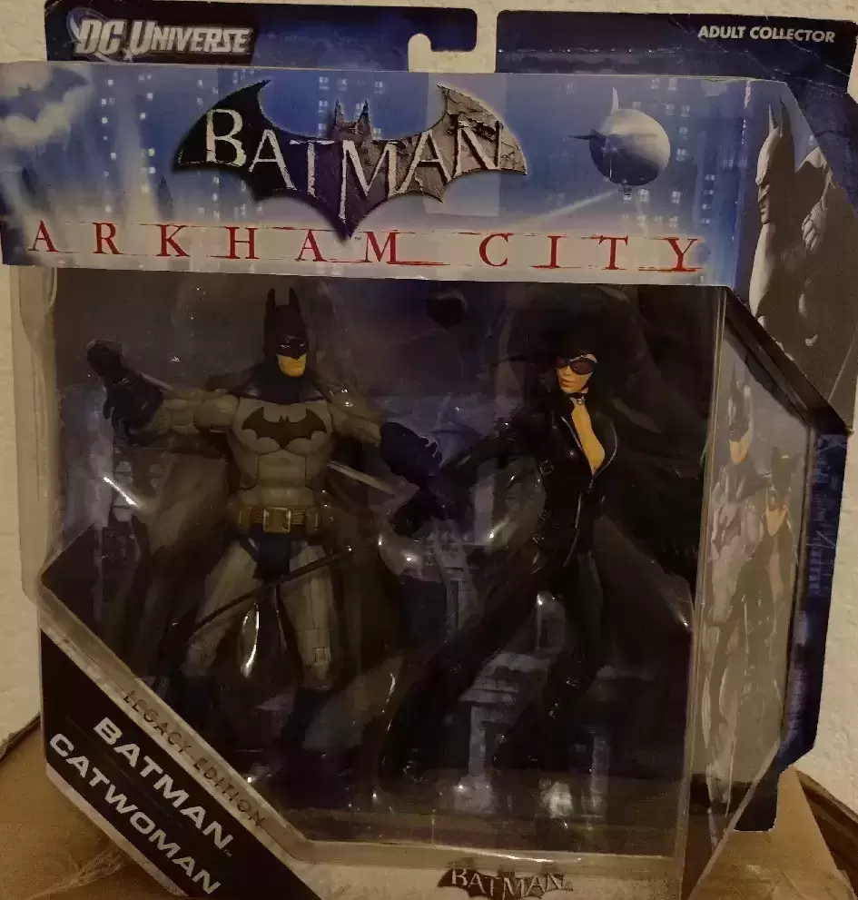 Mattel W7104 Batman Legacy Arkham City and Catwoman Collector Figure for sale online 