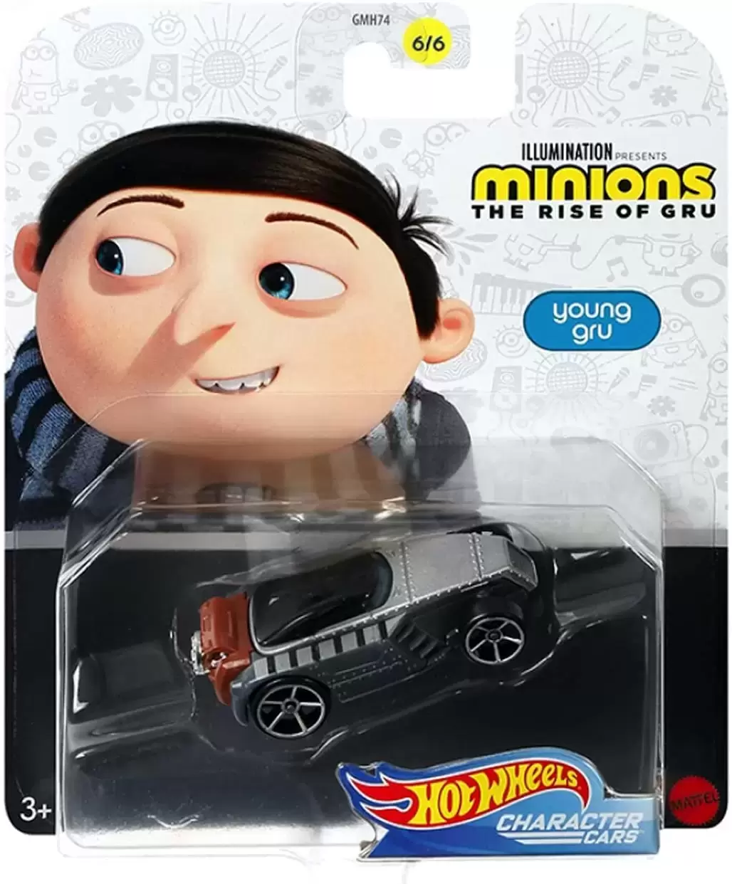 Hot Wheels Minions: The Rise Of Gru Character Cars - Young Gru