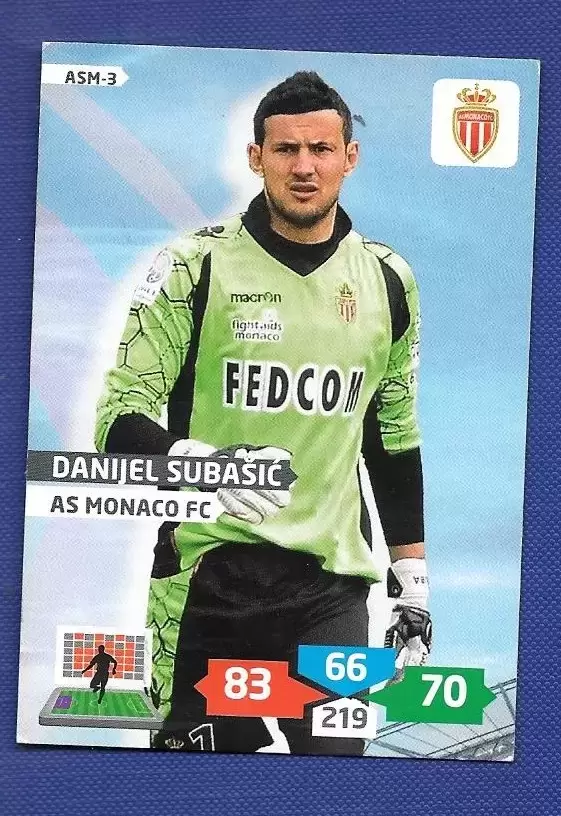 Adrenalyn XL 2013-2014 (France) - Danijel Subašić - AS Monaco FC