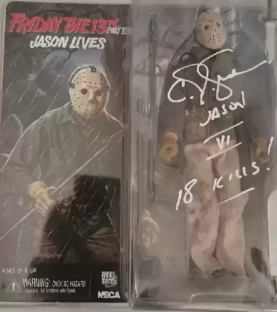 NECA - Friday the 13th Part 6 - Jason Voorhees Clothed Autograph and Dedicated