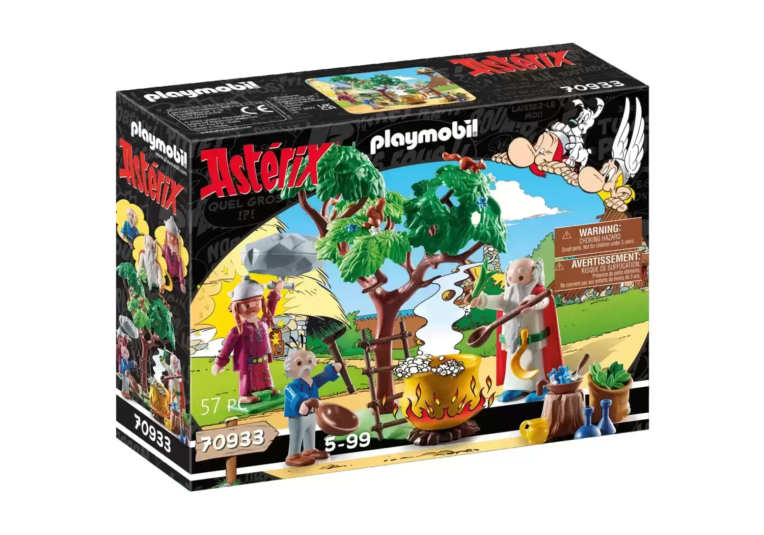 Playmobil Astérix - Panoramix et le chaudron de Potion Magique