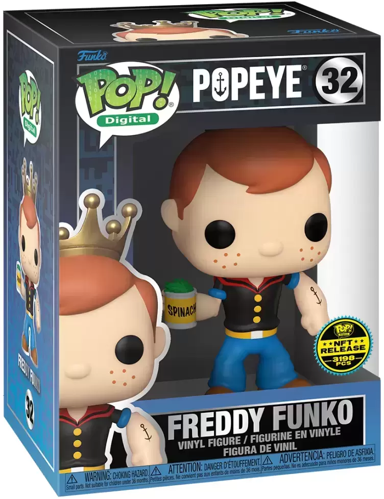 POP! Digital - Popeye - Freddy Funko