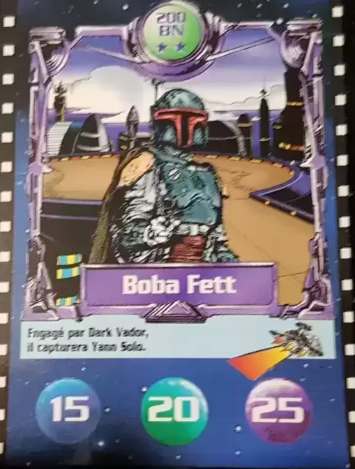 Cartes BN : Le défi du Jedi - Boba Fett (Version 3)