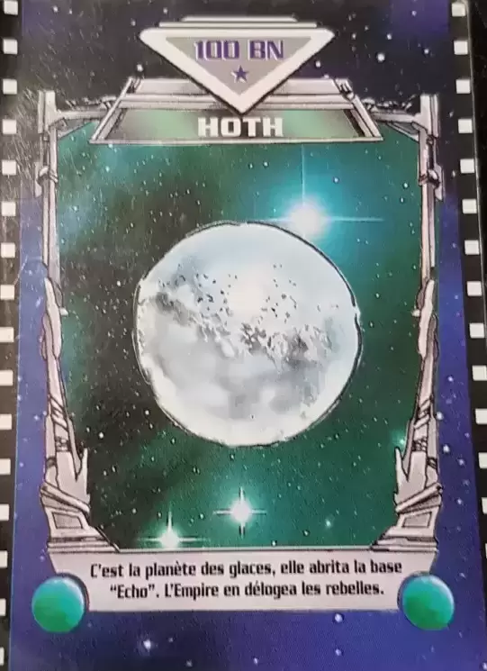 Cartes BN : Le défi du Jedi - Hoth (Version 2)