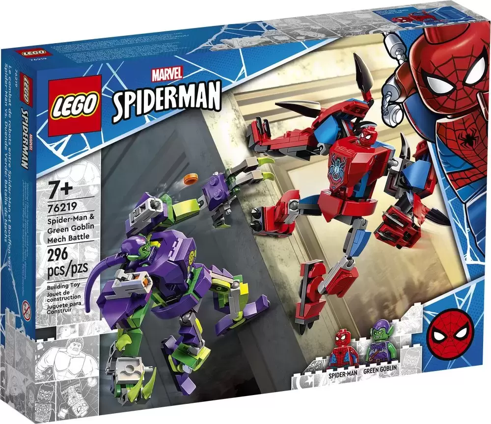 LEGO MARVEL Super Heroes - Spider-Man et le Bouffon Vert, le combat des robots