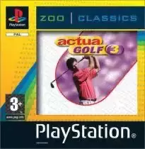 Playstation games - Actua golf 3