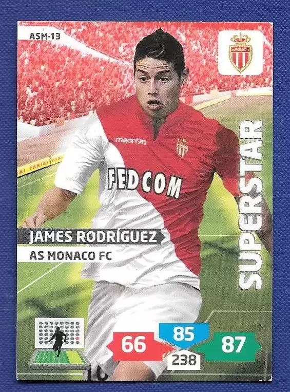 Adrenalyn XL 2013-2014 (France) - James Rodríguez - AS Monaco FC
