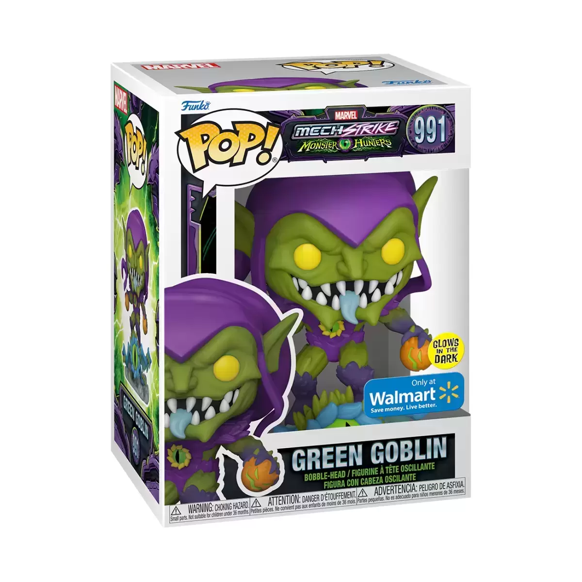 POP! MARVEL - MechStrike Monster Hunters - Green Goblin GITD