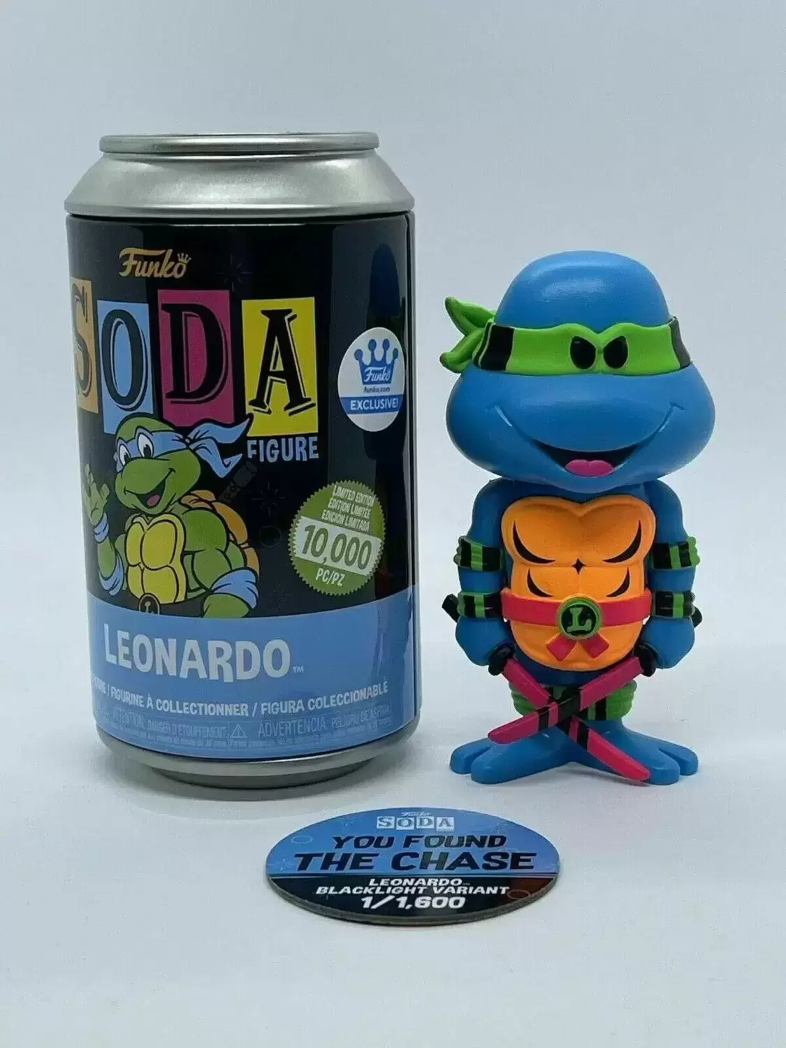 Vinyl Soda! - Teenage Mutant Ninja Turtles - Leonardo Blacklight Chase