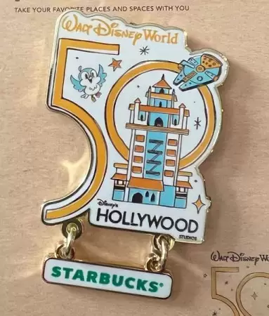 Disney - Pins Open Edition - Starbucks Been There Series - 50th Anniversary Hollywood Studios